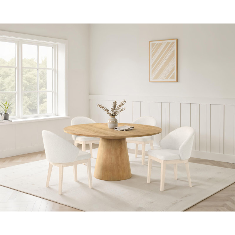 Table de salle à manger Annalise, H 30 po x L 59 po x l 59 po