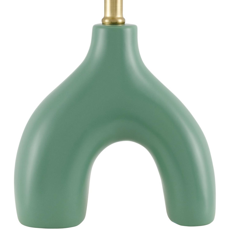 Celes Table Lamp, Green, Green