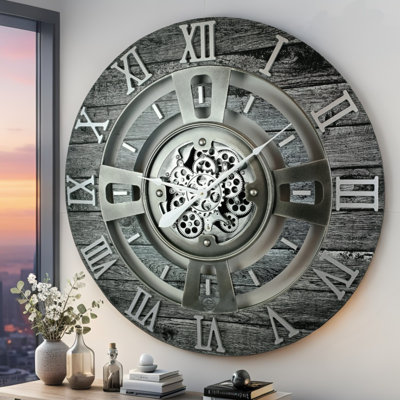 Horloge murale 36 "surdimensionnée pour le salon
