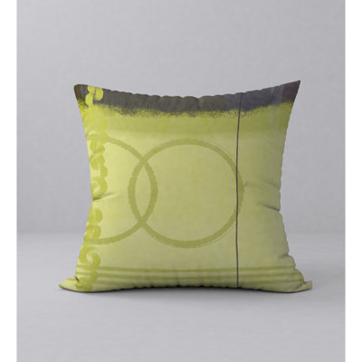 Abstract Reversible Throw Pillow