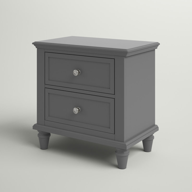 Jazmond 26'' W Nightstand, Frost Gray