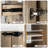 Farmhouse Bathroom Vanity With SMC Resin Sink and Faucet-893111604