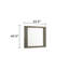Miroir Gem de style moderne en bois beige et brun