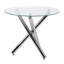 Amyr Round Glass Top Dining Table