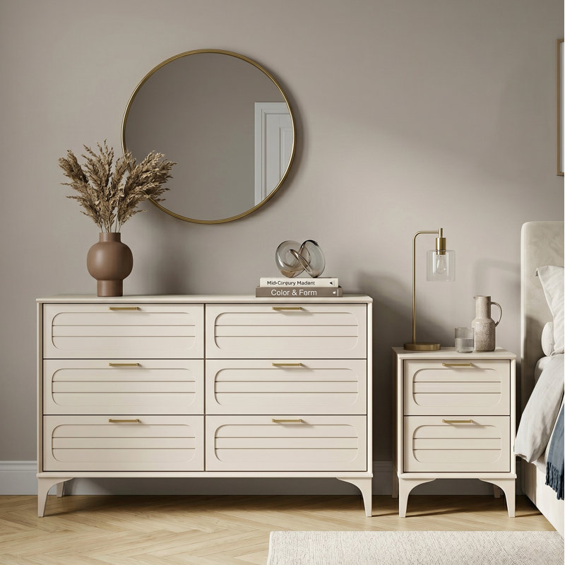 HARRINGTON Piece Bedroom Set, Natural