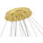 38 - Light Dimmable Geometric Chandelier