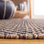 Avril Striped Handmade Flatweave Cotton Beige/Black Area Rug-5295431