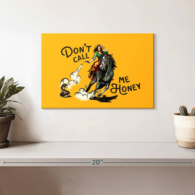 Lelar Don't Call Me Honey, 8" H x 12" W