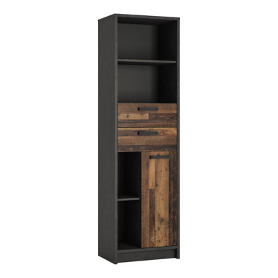 Dennett Bookcase of laminated Chipboard 16 mm