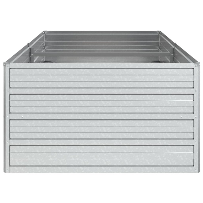 Alezander Metal Raised Flower Bed, 45cm H x 160cm W x 80cm D