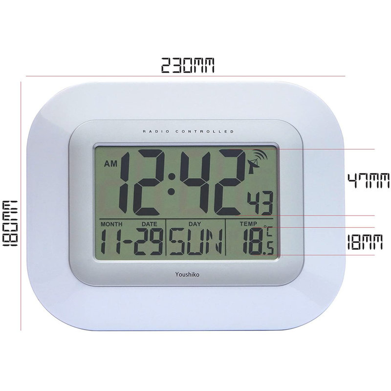Wall Clock, White