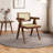 Clayton PE Rattan Dining Chairs with Rubberwood Frame