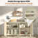 55' Sideboard with Fluted Door