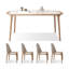 Table de salle à manger Thornbury White + Burlywood-125216997