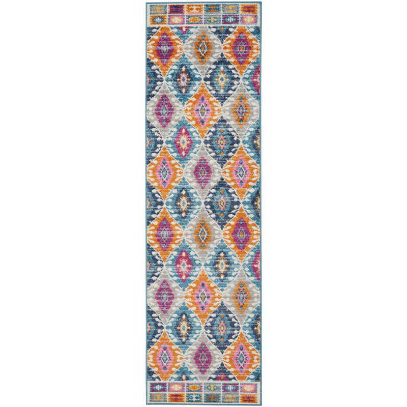 Justien Tribal Area Rug, Runner 2'2" x 7'6"