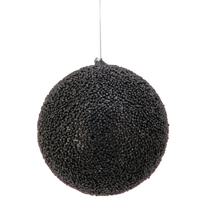 5.5" Pearl Glitter Ball Ornament