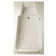 Premier 74'' x 42'' Drop-In Soaking Acrylic Bathtub