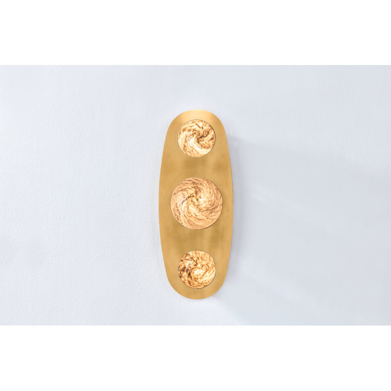 Bezel Integrated LED Wall Sconce by Noz Nozawa for Corbett Lighting, 18" H x 7 " W x 2.5" D