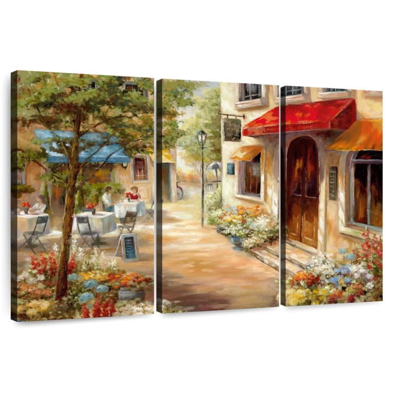 Lilie Cafe Afternoon III, 36" H x 57" W