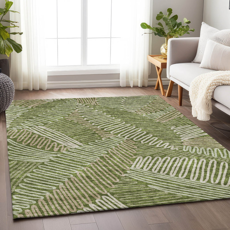 Tapis intérieur / extérieur Lamanna avec envers antidérapant, Rectangle 2 pi 6 po x 3 pi 10 po