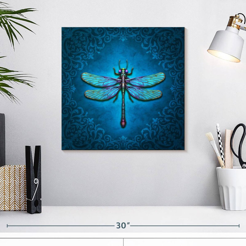 Libellule Brampt Fantasy, H 16 po x l 16 po