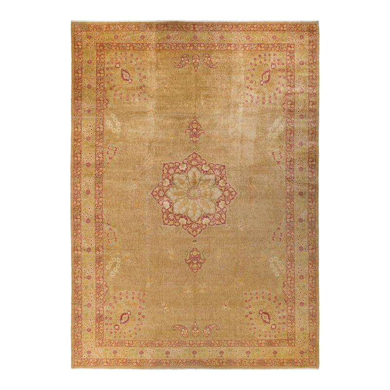 Classic One-of-a-Kind 12' 1" X 17' 6" Hand Knotted Area Rug