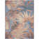 Clemencio Blue Rose Modern Rug