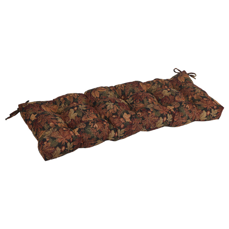 Tufted Tapestry Bench Cushion