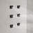 Thermostatic Rainfall Shower System 12" High-Pressure Shower Head with Rough-in Valve-75826768