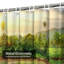 Rideau de douche avec 12 crochets River Elephant Safari Jungle Asia-1139389147