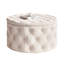 CHESTERFIELD Round Upholstered Pouf Hocker 70 cm-832200438