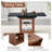 Expandable Dining Table with Storage Space
