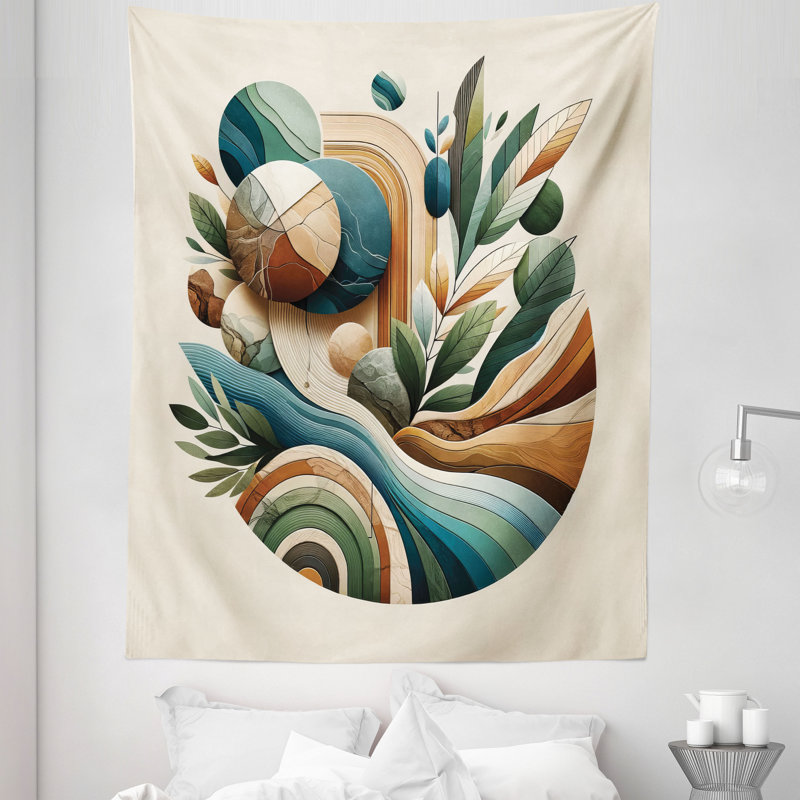 Tapisserie en microfibre, H 88 po x l 68 po