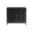 Console Newhalem noire avec tablette à l'intérieur