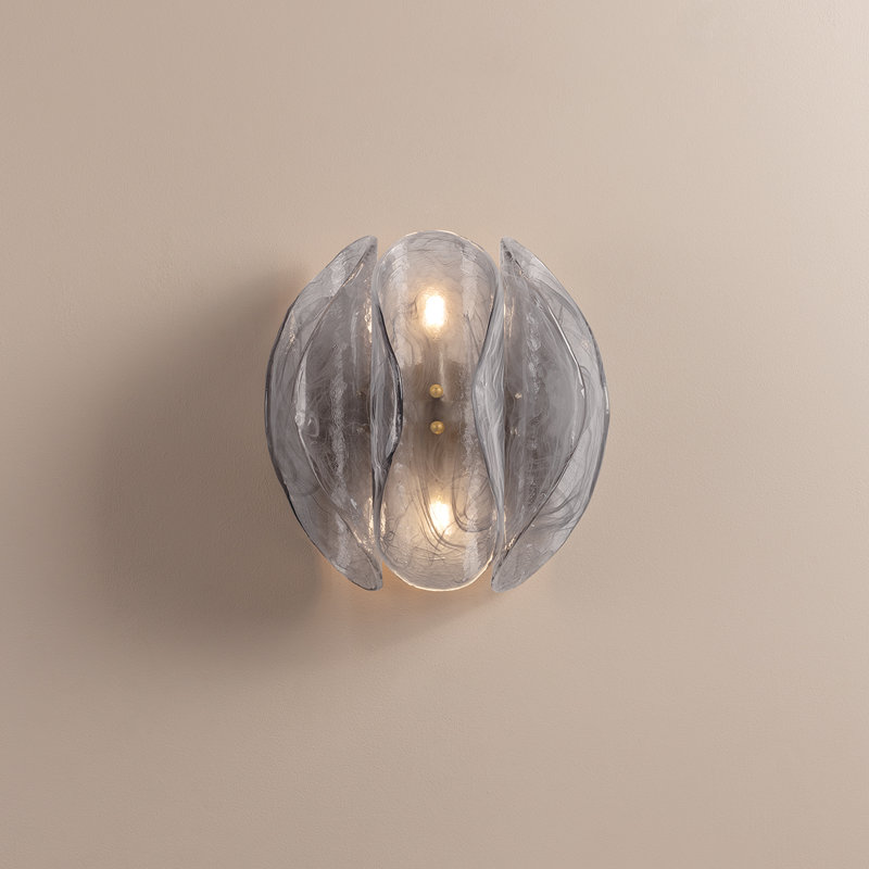 Anatase Wall Sconce in Vintage Gold Leaf