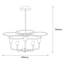 Benjy 5 - Light Geometric Chandelier