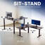 Bureau d'angle électrique VIVO, poste de travail en L-102434972-102434977