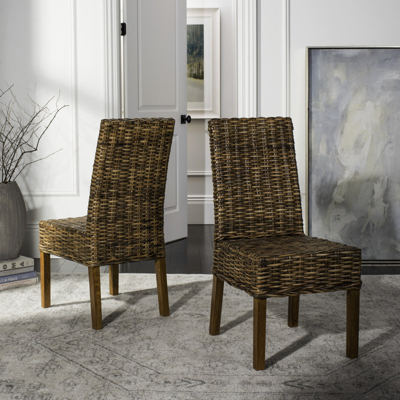 Colista Side Chair, Brown/Teak Brown