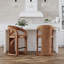 Archie Distressed Leather Stool-113267901