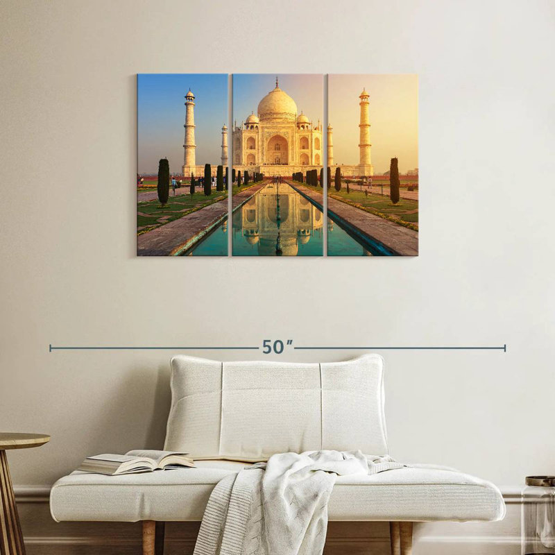 Le Taj Mahal, H 24 po x l 38 po