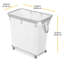 Metal Rolling Laundry Hamper