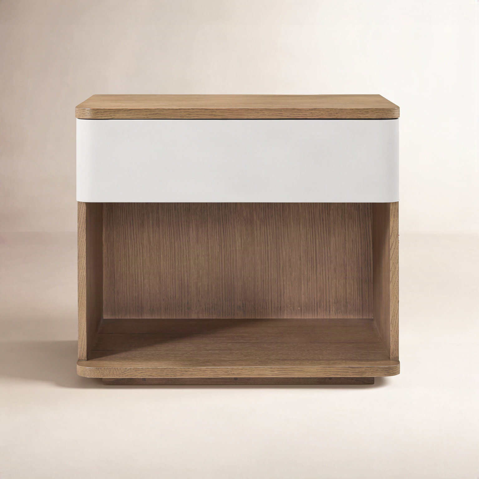 1 - Drawer Nightstand, Natural