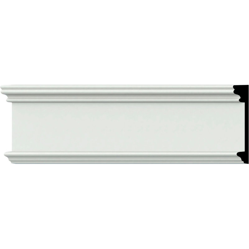 Plaque arrière de moulure 1 h 8 po x l 96 po x p 5/8 po Pierced
