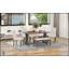 6-Piece Farmhouse Dining Table Set With Rectangular Trestle Table, 4 Upholstered Chairs & Bench For Elegant Dining