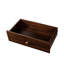 Buffet de cuisine autoportant - Garde-manger avec grand rangement pour pots, électroménagers, bocaux, tasses, finition noyer, largeur de 15,52 po, hauteur de 70,78 po, poids de 75,54 lb, cuisine à buffet interne, 23,68 po