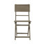 2 chaises pliantes en bois, rangement facile, capacité de 400 lb, 2 chaises grises à transporter, résistant aux intempéries