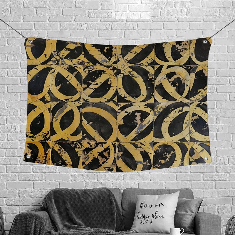 Tapisserie en microfibre, H 50 po x l 60 po