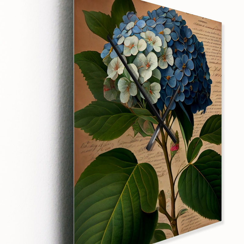 Jeannelle - Horloge murale florale, Petit