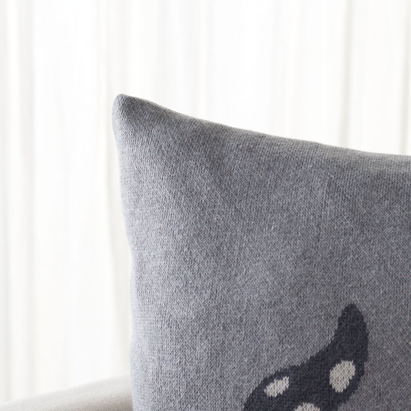 Cotton Reversible Throw Pillow
