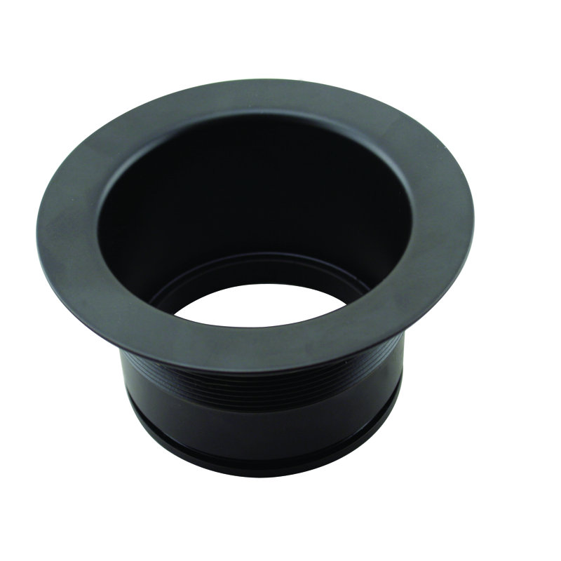 3-1/2" EZ-Mount Brass Kitchen Sink Waste Disposal Drain Flange Only, Oil Rubbed Bronze